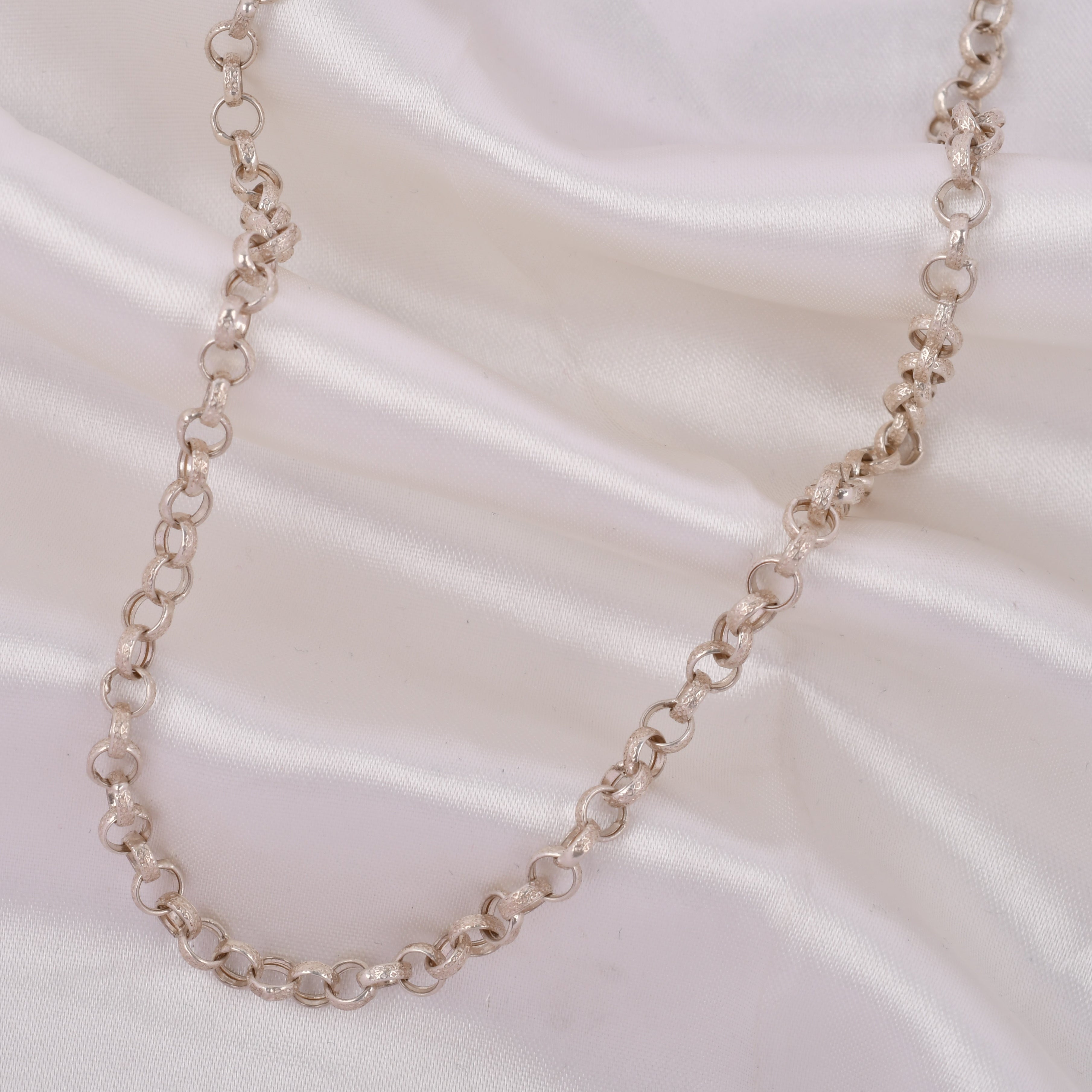 925 Sterling Silver Rolo Chain for Men