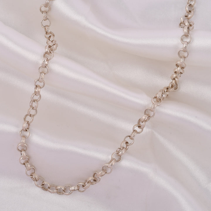 925 Sterling Silver Rolo Chain for Men