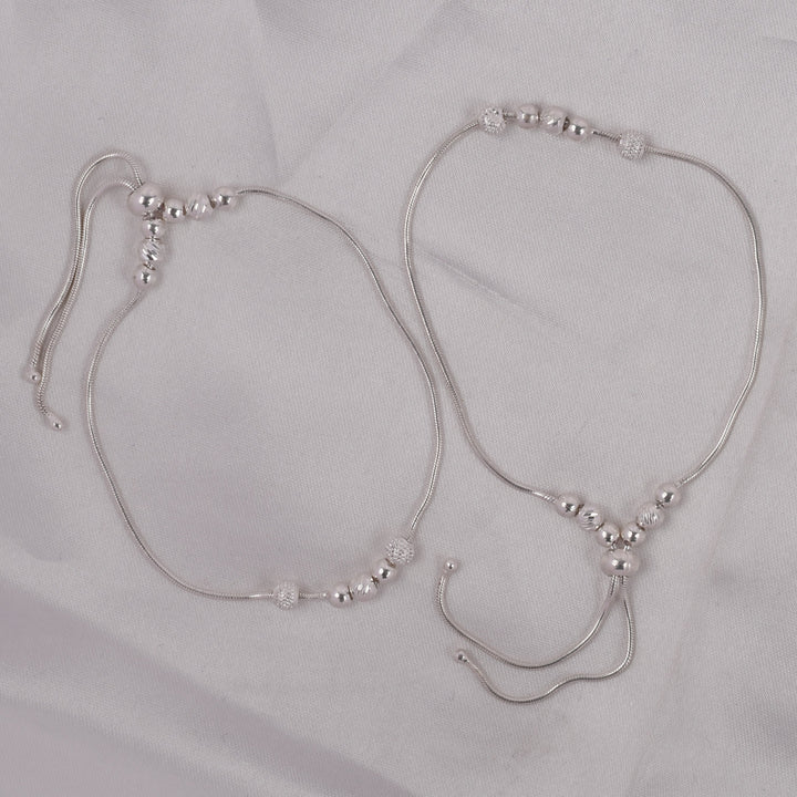 Noor Bead 925 Silver Anklet