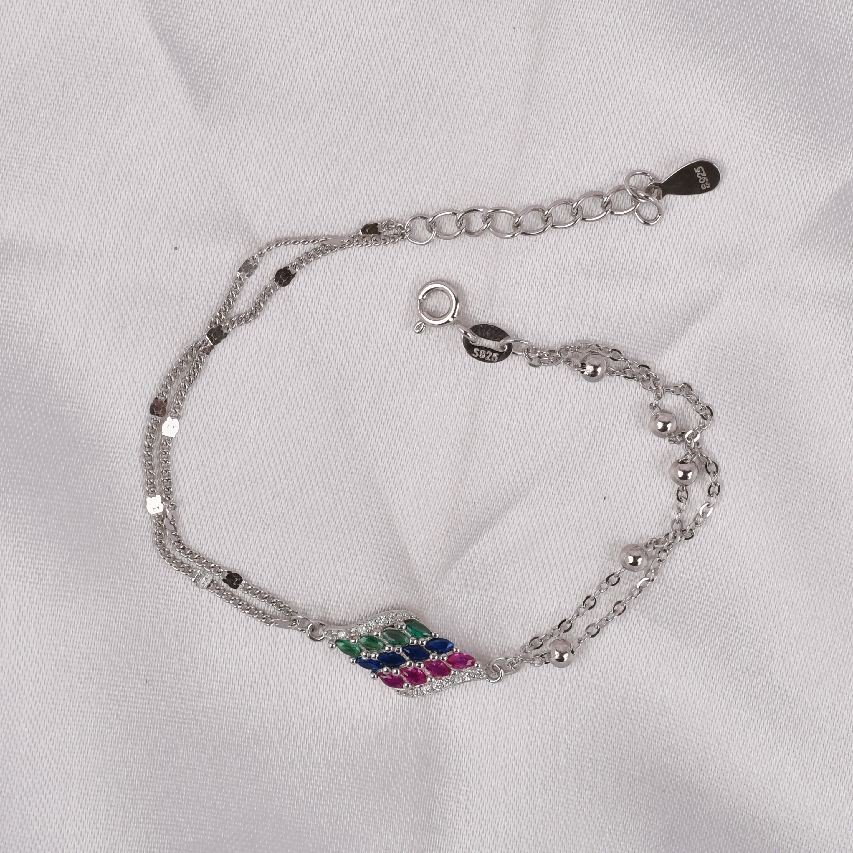 Prism Layer 925 Silver Bracelet