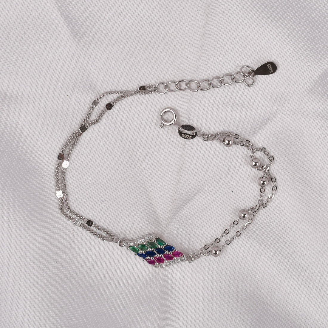 Prism Layer 925 Silver Bracelet