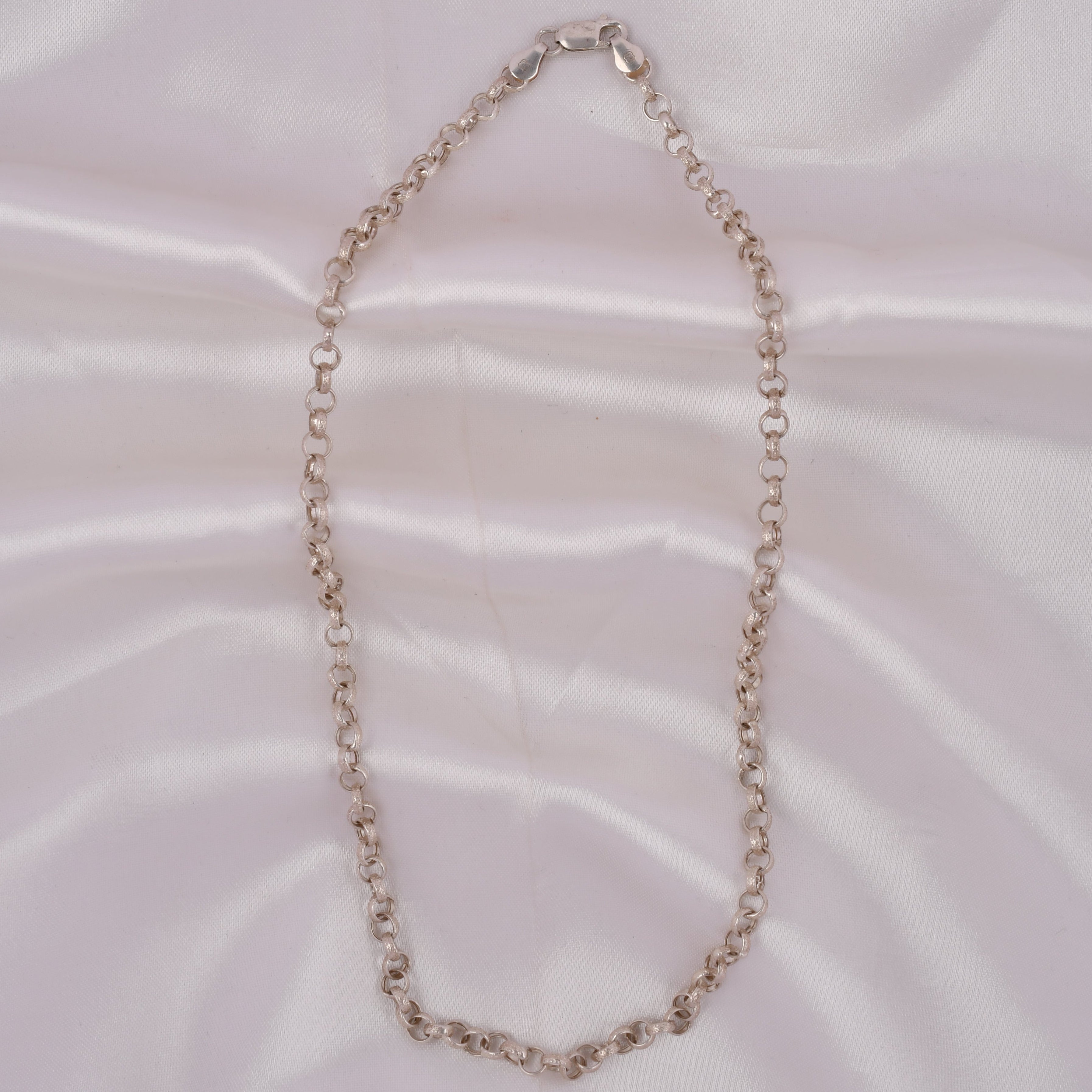 925 Sterling Silver Rolo Chain for Men
