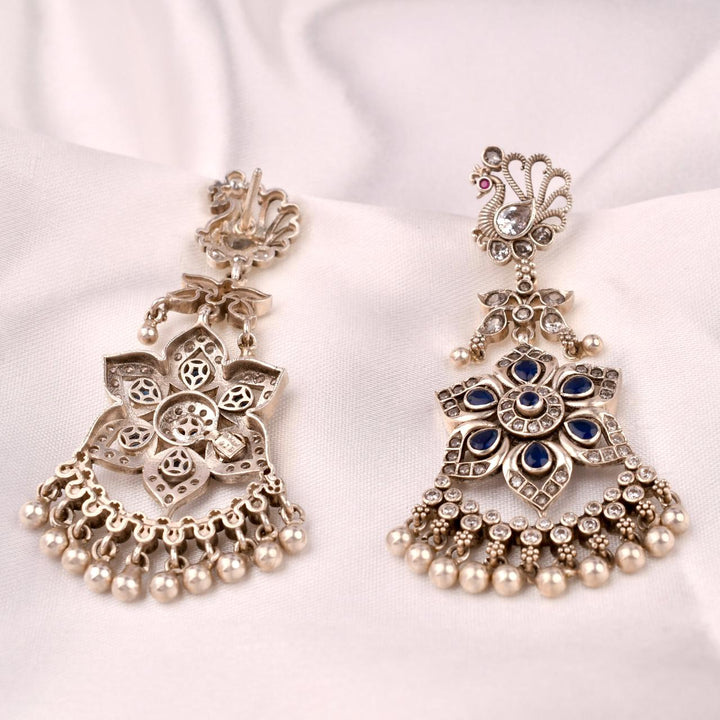 Peacock Chandbali Earrings