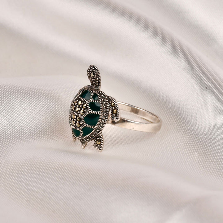 Sterling Silver Turtle Ring