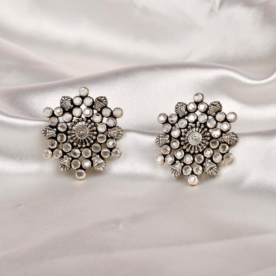 Radiant Cluster Stud Earrings